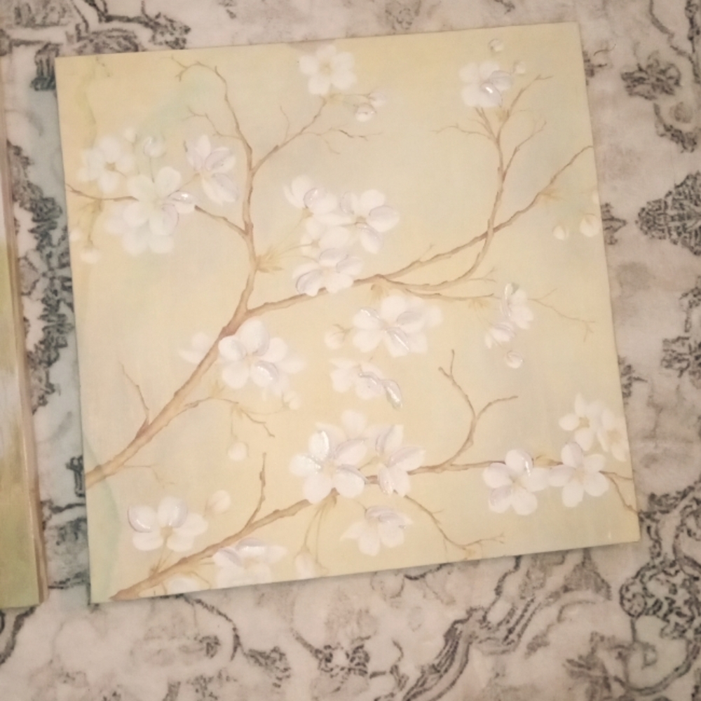 Floral and Landscape Canvas Wall Art Set - Picture 4 of 4